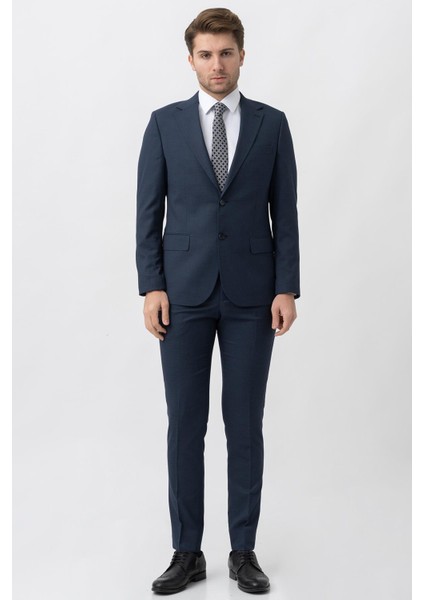 Cúcuta T2028 Slim Fit 6 Drop Takım Ellbise Desenli