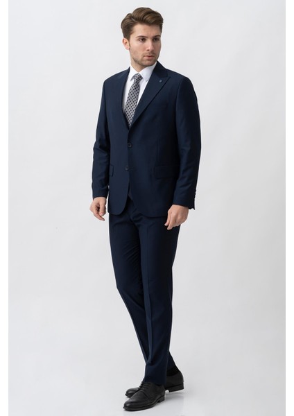 Neiva TY2035 Slim Fit 6 Drop Yelekli Takım Elbise A.lacivert fiyatları