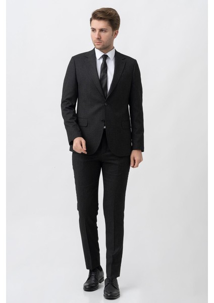 Pereira T2030 Slim Fit 6 Drop Takım Elbise Desenli