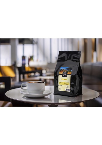 The Mill Kenya Natural Öğütülmüş Kahve 250 G - Ustalıkla Kavrulmuş Kahve Çekirdeklerinden - %100 Arabica - Limon Notaları Zengin Aroma - Filtre/kahve Makinelerine Uygun