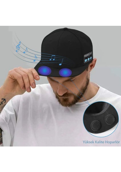 Merimiq Bluetooth Kulaklıklı Şapka