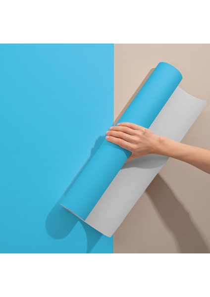 Mat Düz Bebek Mavisi Yapışkanlı Folyo, Mutfak, Tezgah, Masa, Dolap Kaplama Folyosu, Isıya Dayanıklı, Su Geçirmez, Yapışkan Folyolar, Sticker, Büyük Ebatlı, Dekoros fiyatları