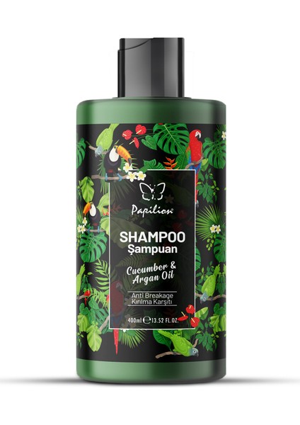 Salatalık Ve Argan Yağı Özlü Saç Şampuanı - 400 Ml