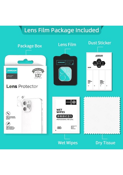 Apple iPhone 12 Pro Max Joyroom Lens Koruyucu