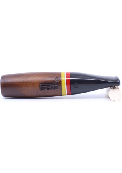 Toscanello Backwoods Sarı/Kırmızı Şeritli Kahverengi Ağızlık fiyatları