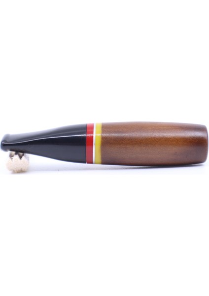 Toscanello Backwoods Sarı/Kırmızı Şeritli Kahverengi Ağızlık modelleri