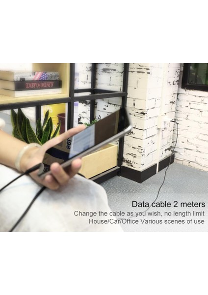 S-T507M Type-C Şarj ve Data Kablosu 2 Metre Beyaz indirimleri