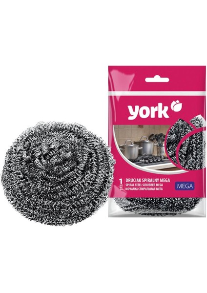 York Spiral Bulaşık Teli Mega 1 Adet 002030