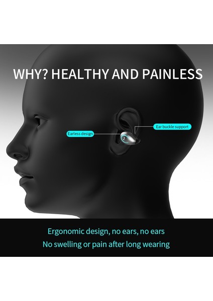 YX08 Kulak Kancası Kablosuz Bluetooth Kulaklıklar Binaural (Yurt Dışından) fırsatları