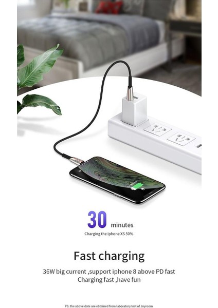 S-M417 36W Lightning To Type-C Pd Hızlı Şarj ve Data Kablosu modelleri