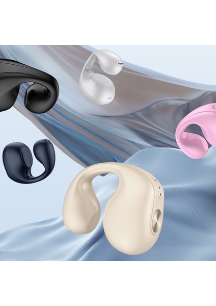 Çift Kulak Kemik Iletimi Kablosuz Bluetooth Kulaklık Çift Kulak (Siyah) (Yurt Dışından)