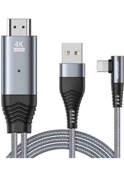 SY-35L1 Lightning To HDMI 4K Görüntü Kablosu 3m