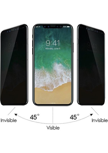 Apple iPhone Xr Hayalet Privacy 10D Cam Ekran Koruyucu fiyatları