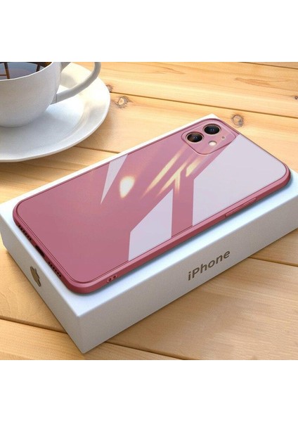 Apple iPhone 11 Parlak Cam Kamera Korumalı Telefon Kılıfı
