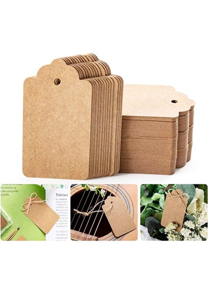 5 Set Dalgalar Kraft Kağıt Etiketleri Noel Düğün Partisi Kraft Kağıt Hediye Asma Etiketleri (Yurt Dışından) fırsatları