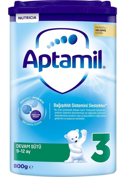 Bebek Devam Sütü No3 800GR