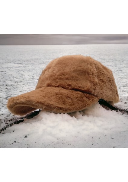 Kadın Kışlık Peluş Şapka Kep Trendy Baseball Cap modelleri