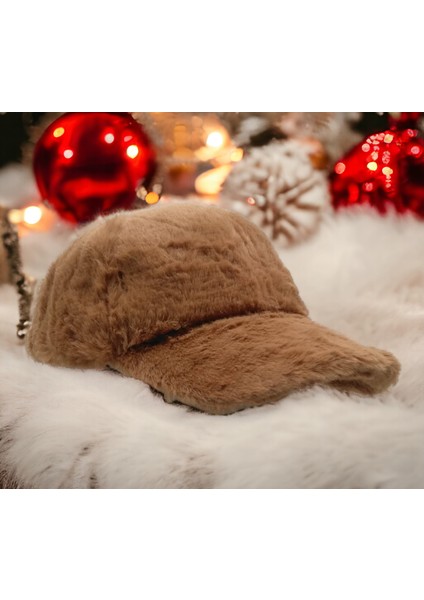 Kadın Kışlık Peluş Şapka Kep Trendy Baseball Cap fırsatları