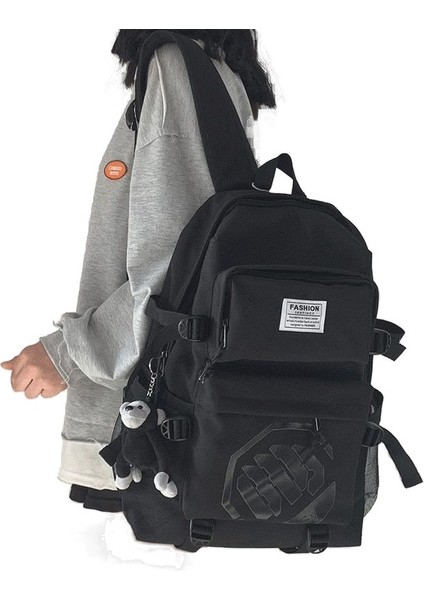 Yimei Okul Çantası Kız Ortaokul Lise Öğrencisi Okul Çantası Seyahat Spor Sırt Çantası Büyük Kapasiteli Sırt Çantası (Yurt Dışından)