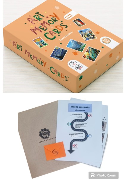 Art Memory Cards Eşleştirme Oyunu ve 1 Dedektif Oyunu