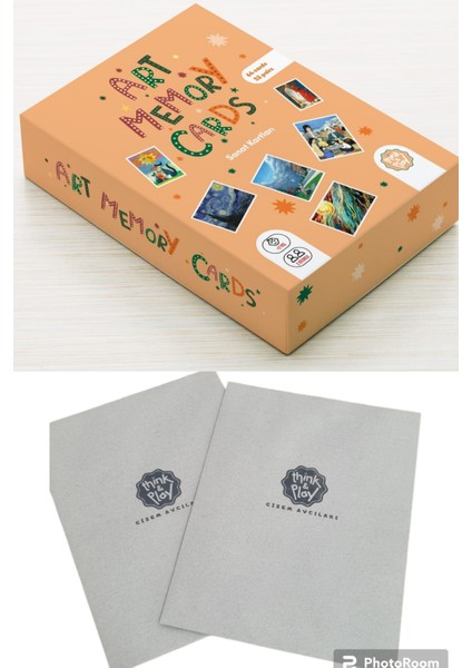 Oyun Seti- 2 Dedektif Oyunu-Art Memory Cards Eşleştirme Oyunu