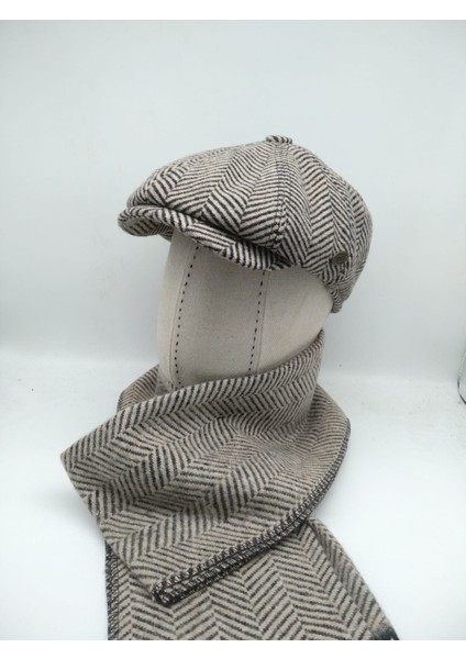 Şapka Atkı Takım David Beckham Model Peaky Blinders Kışlık Kasket indirimleri