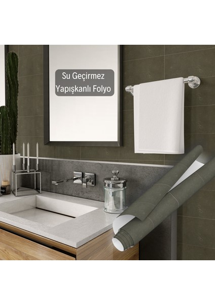 Yeşil Mermer Görünümlü Desenli Yapışkanlı Folyo, Mutfak, Tezgah, Masa, Dolap Kaplama Folyosu, Isıya Dayanıklı, Su Geçirmez, Kendinden Yapışkan Folyolar, Sticker, Büyük Ebatlı, Dekoros modelleri