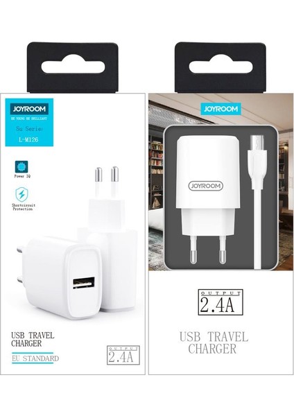 L M226 2.4A Çift Giriş Type-C Hızlı Şarj Seti modelleri