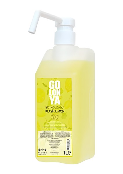 Klasik Limon Kolonyası Sprey Başlıklı 1 Lt