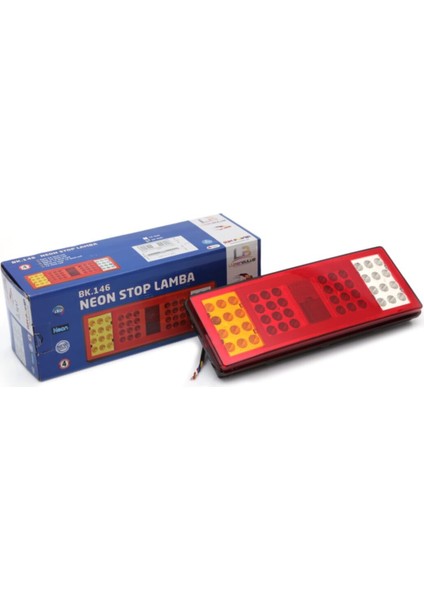 Neon Stop Lamba Dikdörtgen 24V fiyatları