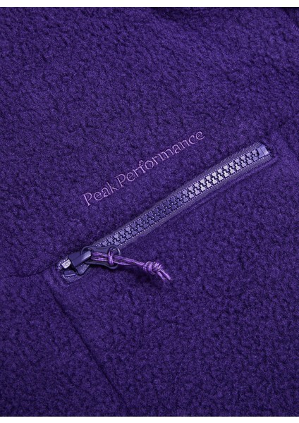 Mor Kadın Dik Yaka Polar Sweatshırt G78130120_W Fleece Snap T-Neck fırsatları