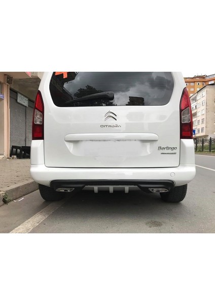 Citroen Berlingo Difüzör Difizör Gri + Kare Egzoz Görünüm C Tip fiyatları