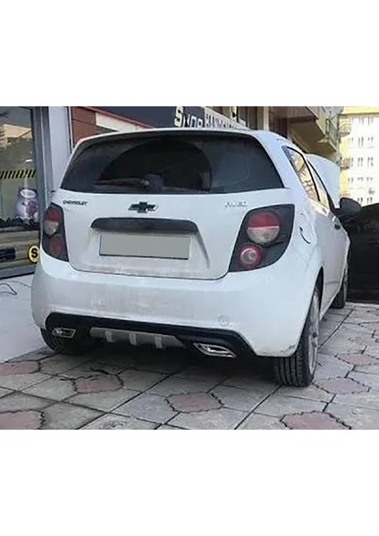 Chevrolet Kalos Difüzör Difizör Siyah + Kare Egzoz Görünüm C Tip fiyatları