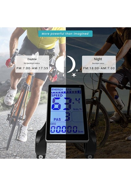Elektrikli Bisiklet LCD Metre 5 Pin 24V 36V 48V 60V Evrensel Elektrikli Scooter M5 LCD Panel Ekran Su Geçirmez Konnektör (Yurt Dışından) fırsatları