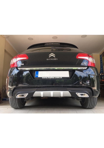 Citroen C4 Difüzör Difizör Gri + Kare Egzoz Görünüm C Tip 2011 - 2016 fiyatları