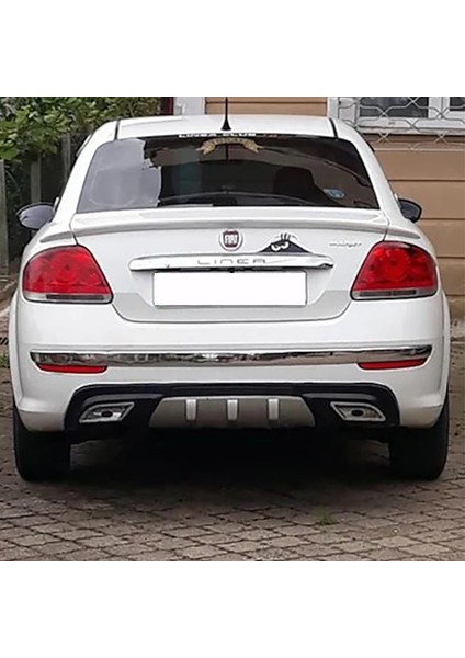Fiat Linea Difüzör Difizör Gri + Kare Egzoz Görünüm C Tip modelleri