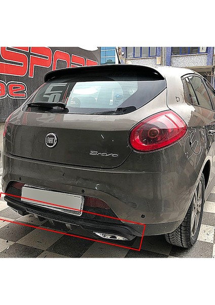 Fiat Bravo Difüzör Difizör Gri + Kare Egzoz Görünüm C Tip 2006-2016 fiyatları