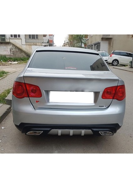 Vw Jetta Mk5 Difüzör Difizör Gri + Kare Egzoz Görünüm C Tip
