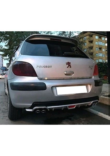 Peugeot 307 Siyah Difüzör Difizör Yuvarlak Egzoz Görünüm Kulaklı Tip fiyatları