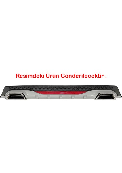 Hyundai I20 Gri Difüzör Difizör Kare Egzoz Görünüm Reflektörlü fiyatları