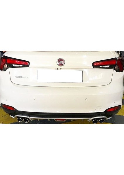 Fiat Egea Hatchback Siyah Difüzör Difizör Yuvarlak Egzoz Görünüm Kulaklı Tip fiyatları