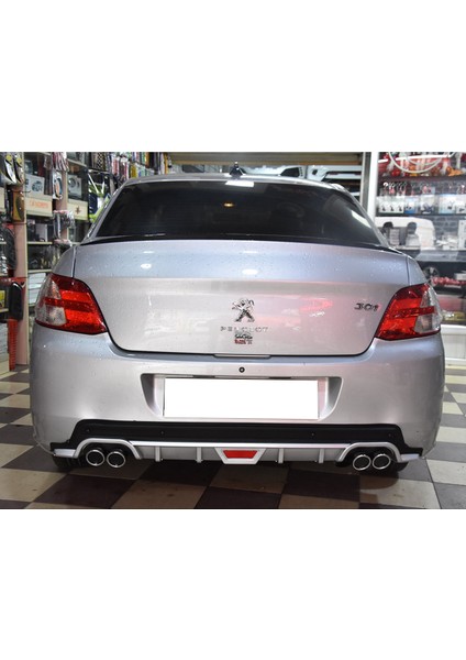 Peugeot 301 Siyah Difüzör Difizör Yuvarlak Egzoz Görünüm Kulaklı Tip fiyatları