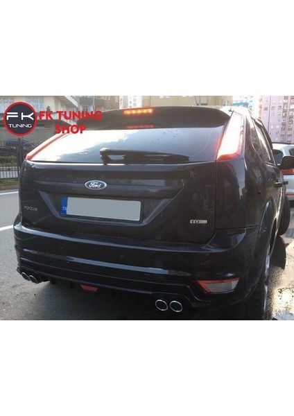 Ford Focus 2 Hatchback Gri Difüzör Difizör Yuvarlak Egzoz Görünüm Kulaklı Tip 2004 - 2010 fiyatları