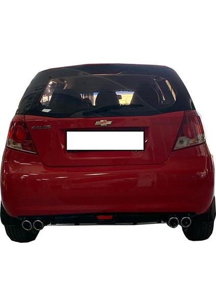 Chevrolet Kalos Siyah Difüzör 4 Krom Egzoz Görünümlü Difizör Arka Ek Body Kit fiyatları