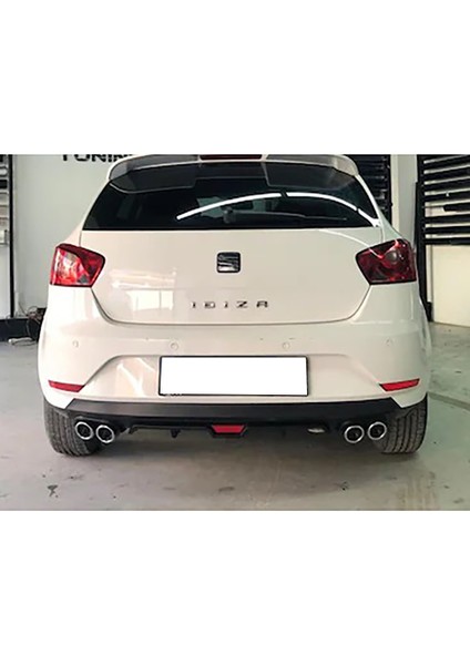Seat Ibiza Mk4 Siyah Difüzör 4 Krom Egzoz Görünümlü Difizör Arka Ek Body Kit 2008-2017 fiyatları