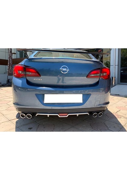Opel Astra J Sedan Gri Difüzör 4 Krom Egzoz Görünümlü Difizör Arka Ek Body Kit fiyatları
