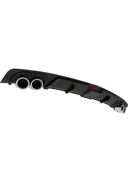 Renault Clio Mk3 Siyah Difüzör 4 Krom Egzoz Görünümlü Difizör Arka Ek Body Kit 2006-2012
