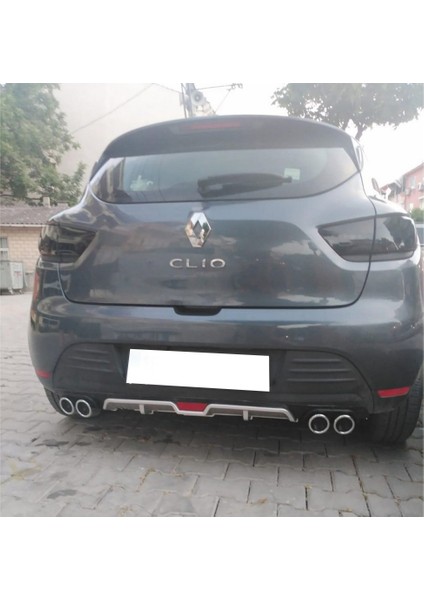 Renault Clio Mk4 Gri Difüzör 4 Krom Egzoz Görünümlü Difizör Arka Ek Body Kit 2012-2019 fiyatları