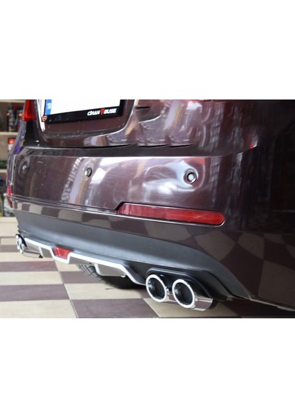 Gelly Emgrand Gri Difüzör 4 Krom Egzoz Görünümlü Difizör Arka Ek Body Kit fiyatları