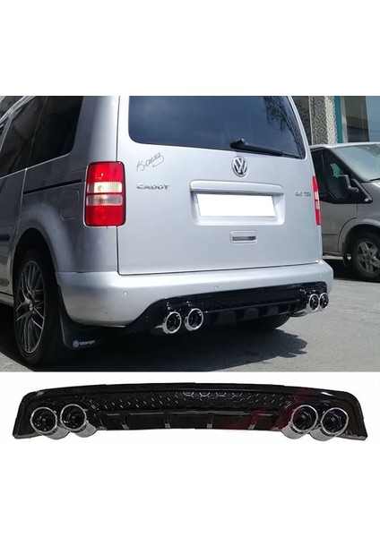 Vw Caddy Difüzör Lüx Tip Ithal Ultra Parlak Siyah Difizör